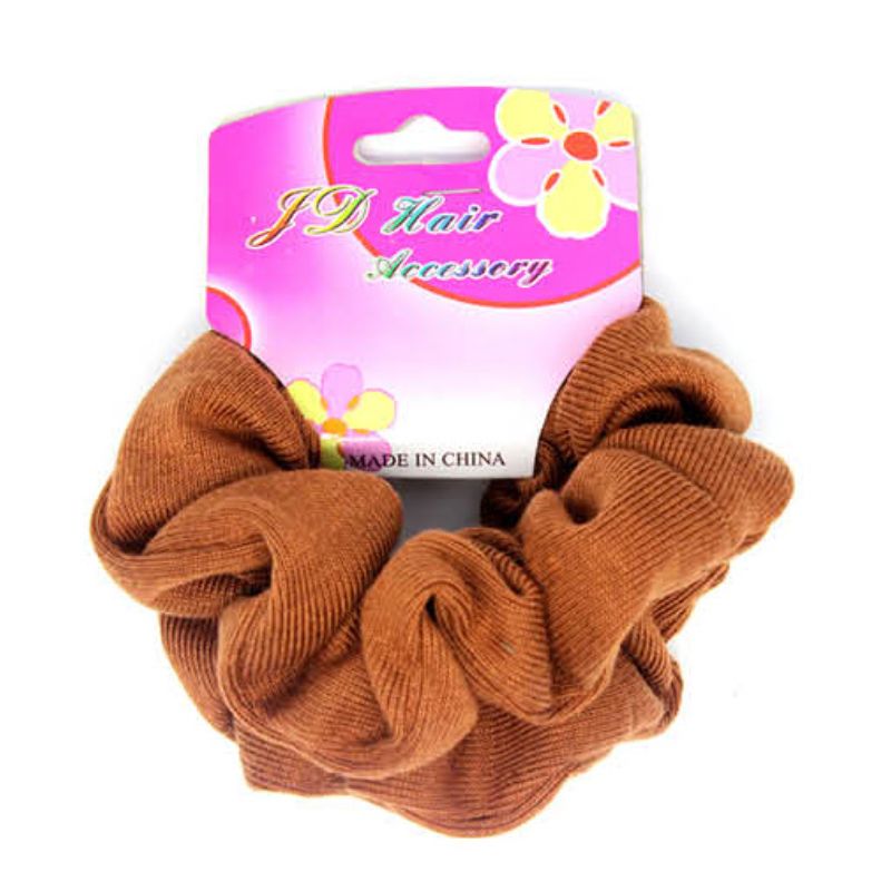 Brown Hair Scrunchie