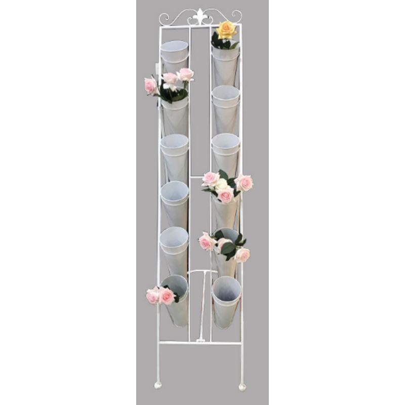 12 Pots Metal Flower Stand - 36cm x 160cm