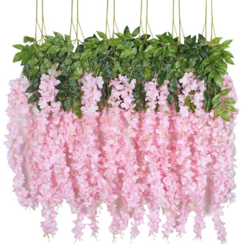 Pink Wisteria Flower - 1.1m