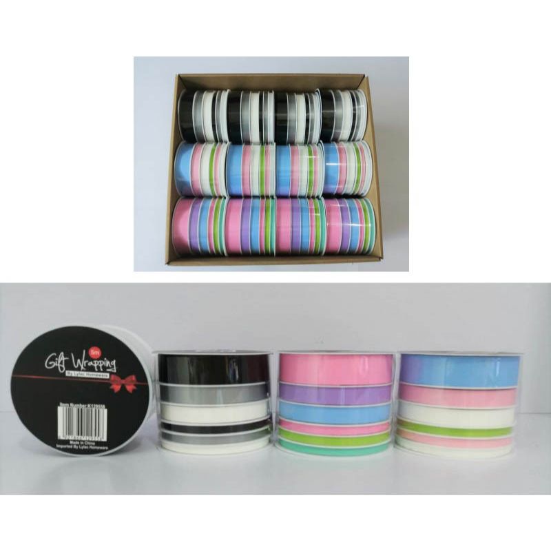 6 Channel Gift Ribbon Set