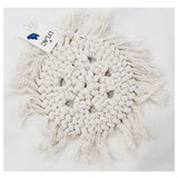 Load image into Gallery viewer, Cotton Macrame Placemat - 20cm x 20cm