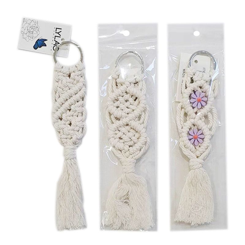 Mini Macrame Knot Keychain - 3cm x 20cm