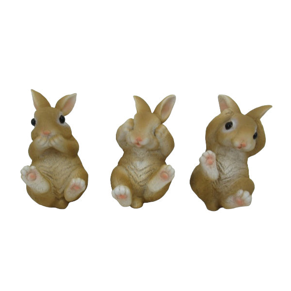 Resin Rabbit - 7.5cm x 6cm x 9cm