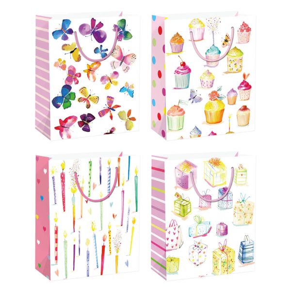 Cake Candles Gift Bag - 26cm x 32cm x 10cm