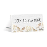 Load image into Gallery viewer, Seek To Sea More Sentiment Plaque - 10cm x 20cm
