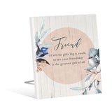 Load image into Gallery viewer, Wren Friend Sentiment Plaque - 12cm x 15cm