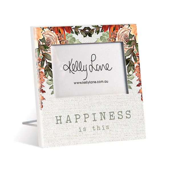 Cinnamon Happiness Is This Photo Frame - 20cm x 20cm