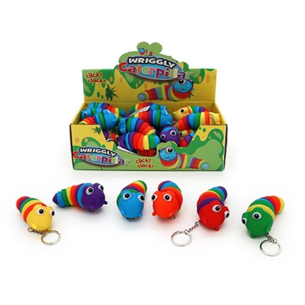 Wriggle Wiggle Caterpillar Keychain