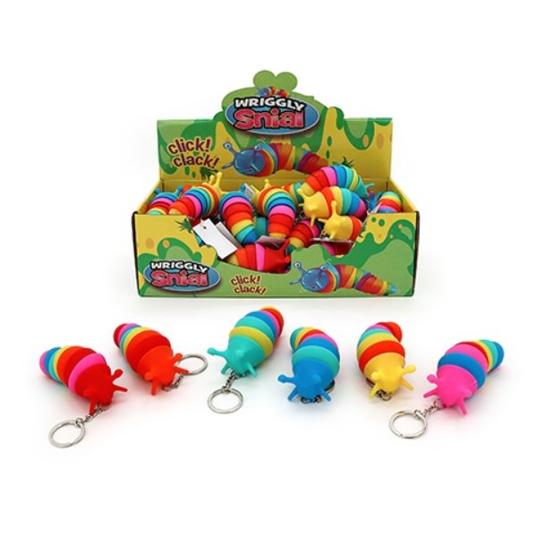Wriggle Wiggle Snail Keychain