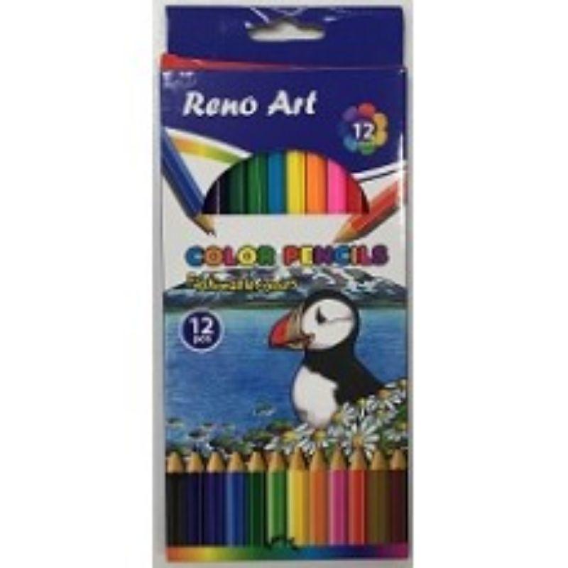 12 Pack Hex Colour Pencils in Box
