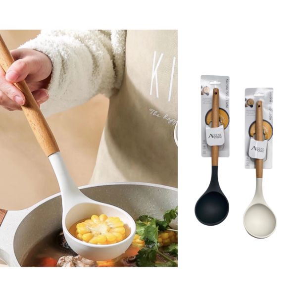 Accent Silicone Soup Ladle - 32cm x 7.5cm