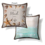 Load image into Gallery viewer, Happy Mind Happy Life Cushion - 45cmx 45cm