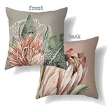 Load image into Gallery viewer, Espresso Floral Protea Cushion - 45cm x 45cm