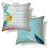 Load image into Gallery viewer, Colourful Bird Home Cushion - 45cm x 45cm