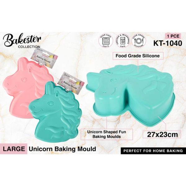 1 Pack Large Silicone Unicorn Baking Mould