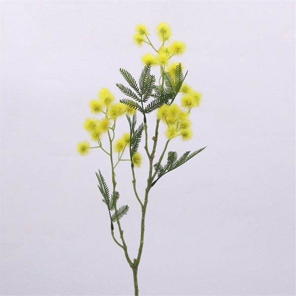 Yellow Mimosa Spray - 70cm