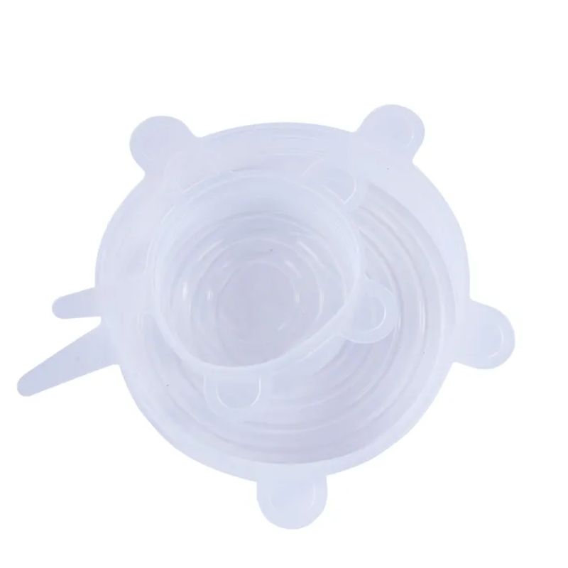 6 Pack Cook Easy Small Silicone Lid Set