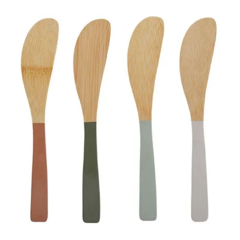 4 Pack Bela Bamboo Spreaders - 3cm x 17cm