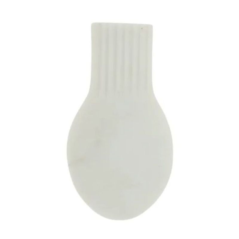 White Mara Marble Spoon Rest - 20cm x 11cm