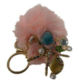 Load image into Gallery viewer, Metal Keychain With Plush Ball - 9cm
