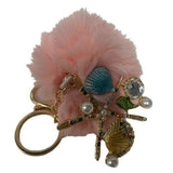 Load image into Gallery viewer, Metal Keychain With Plush Ball - 9cm