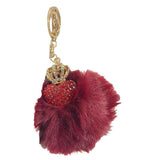 Load image into Gallery viewer, Metal Keychain With Plush Ball - 9cm