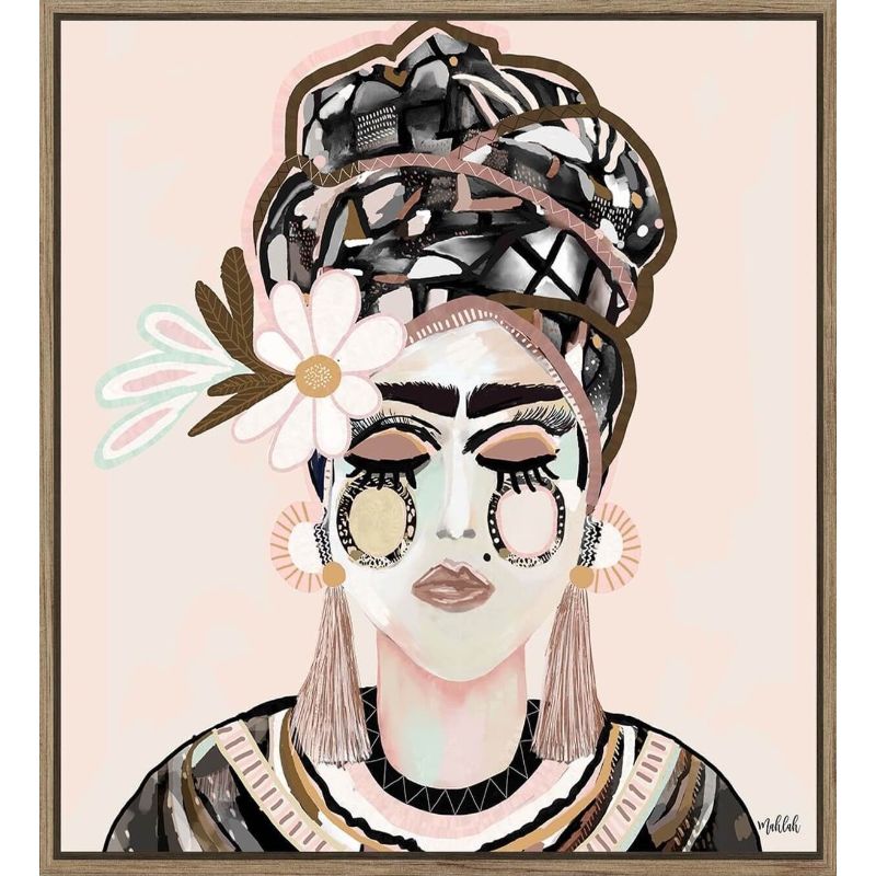 Jamilla Inkheart The Artist Lab Framed Artwork - 90cm x 90cm