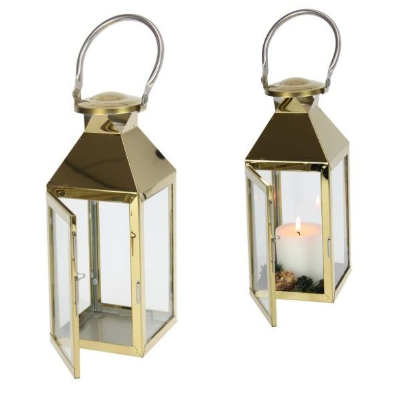 Gold Lantern - 28cm