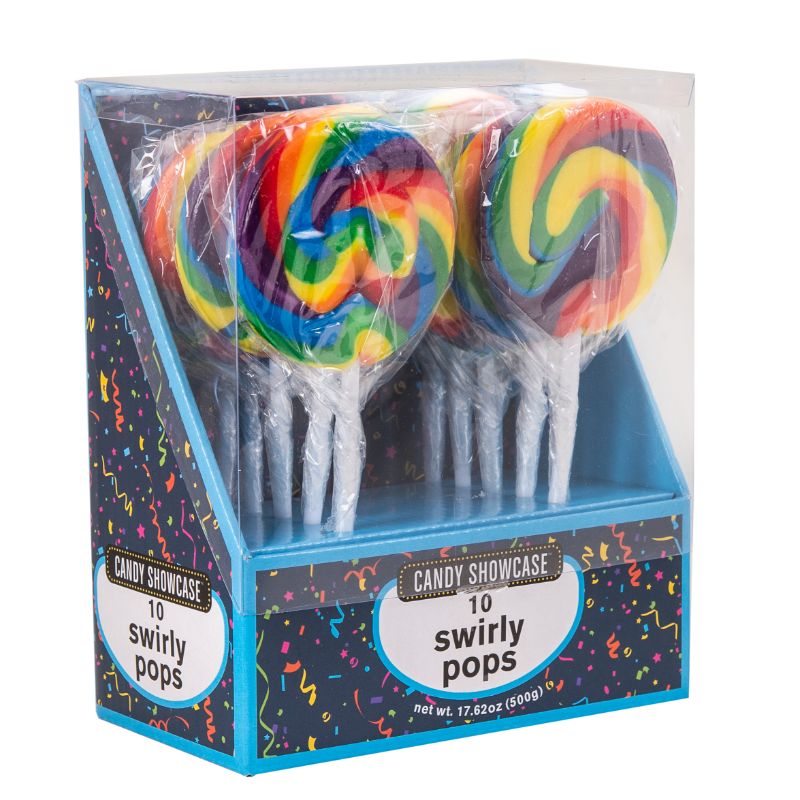 Rainbow Swirl Lollipop - 500g