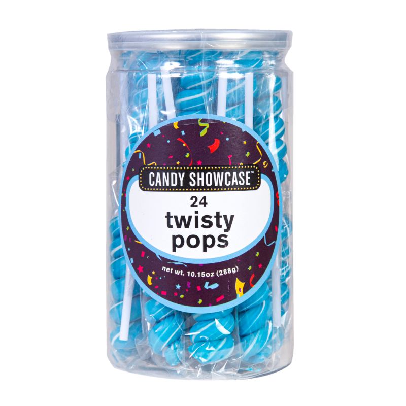 24 Pack Blue Twist Pops - 288g