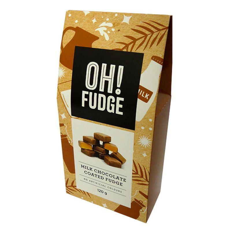 Oh Fudge Milk Chocolate Coated Fudge - 120g
