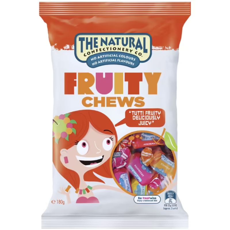 The Natural Confectionery Co. Fruity Chews - 180g