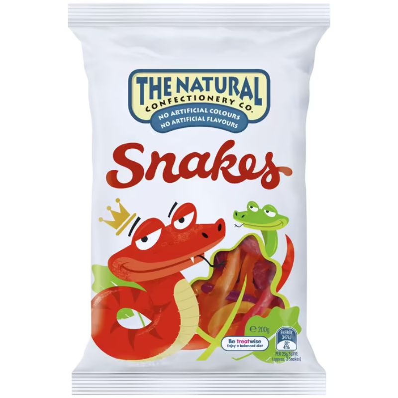 The Natural Confectionery Co. Snakes - 200g