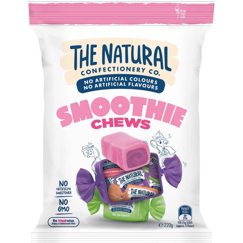 The Natural Confectionery Co. Smoothie Chews - 220g