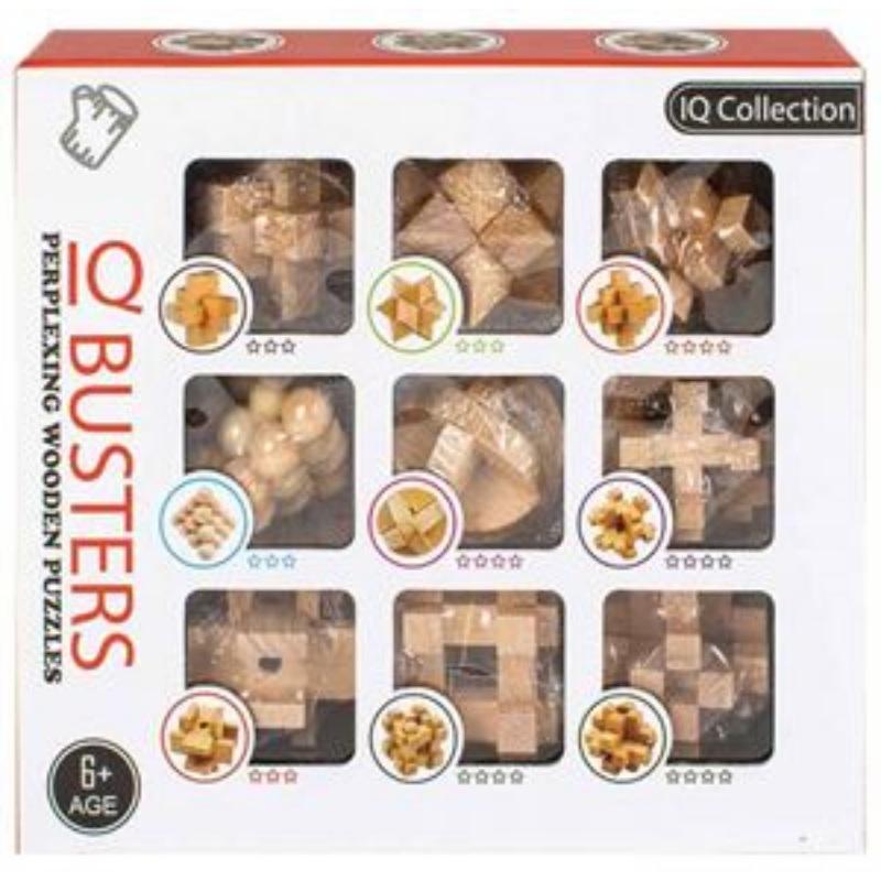 9 Wooden Puzzles