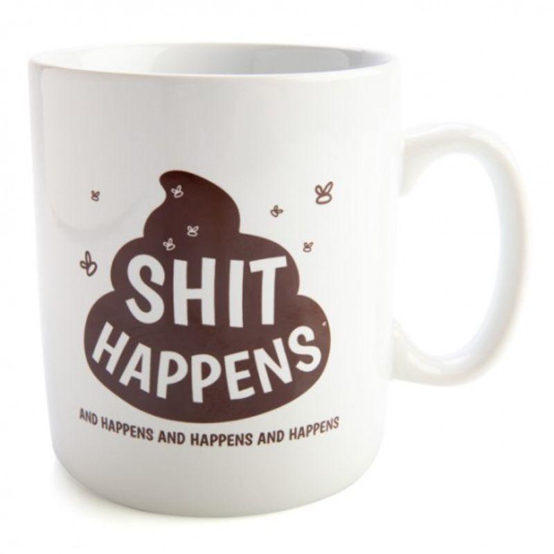 Koolface Sh*t Happens Giant Coffee Mug - 900ml