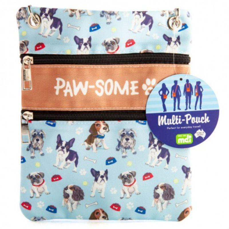 Dogs Multi-Pouch Travel Bag - 23cm