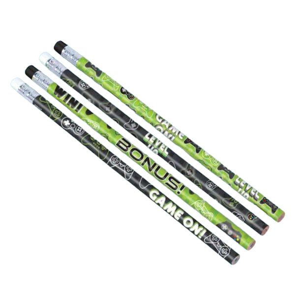 8 Pack Level Up Gaming Pencils