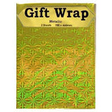 Load image into Gallery viewer, 2 Sheets Metallic Holographic Gift Wrap - 70cm x 46cm