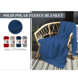 Load image into Gallery viewer, Solid Polar Fleece Blanket - 150cm x 200cm