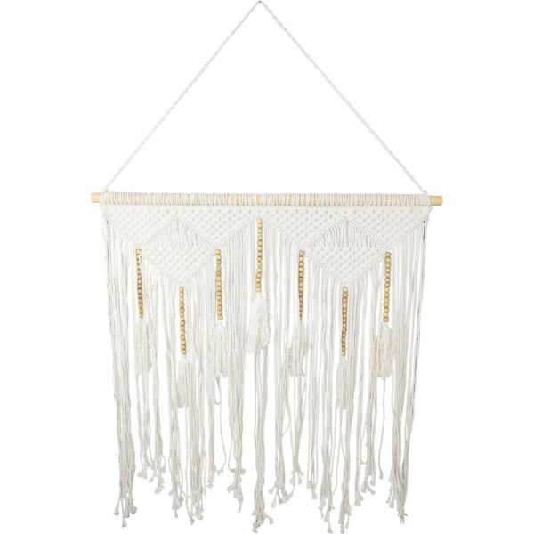 Macrame and Bead Wall Decor Hanger - 120cm