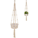 Load image into Gallery viewer, Cream Macrame Pot Holder - 115cm