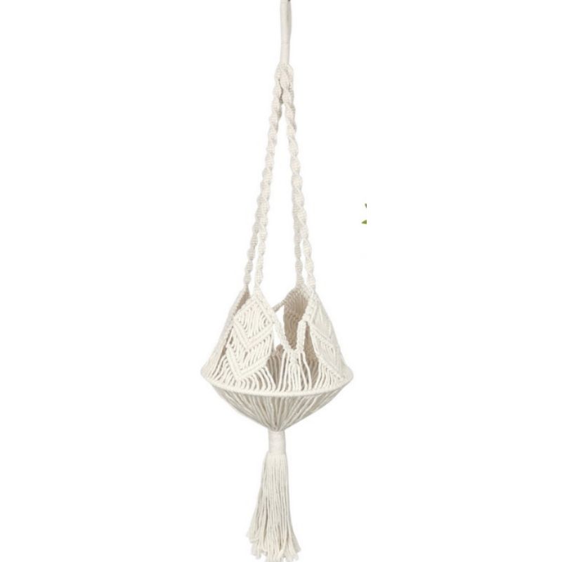 Hanging Macrame Decorative Pot Holder - 85cm