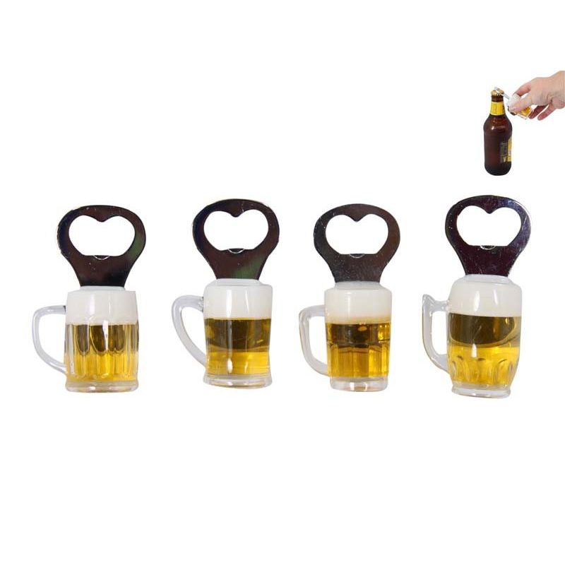 Acrylic Mug Magnet With Opener - 10cm