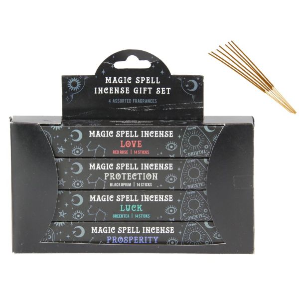 4 Pack Magic Spell Incense Gift Set
