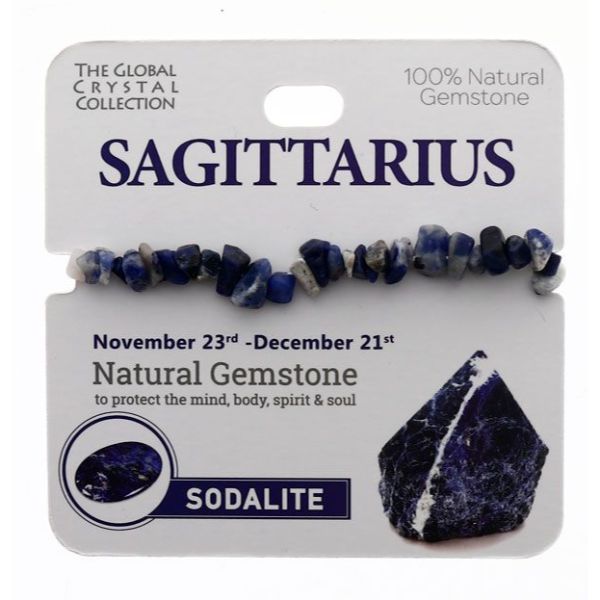 Sodalite Sagittarius Gem Bracelet