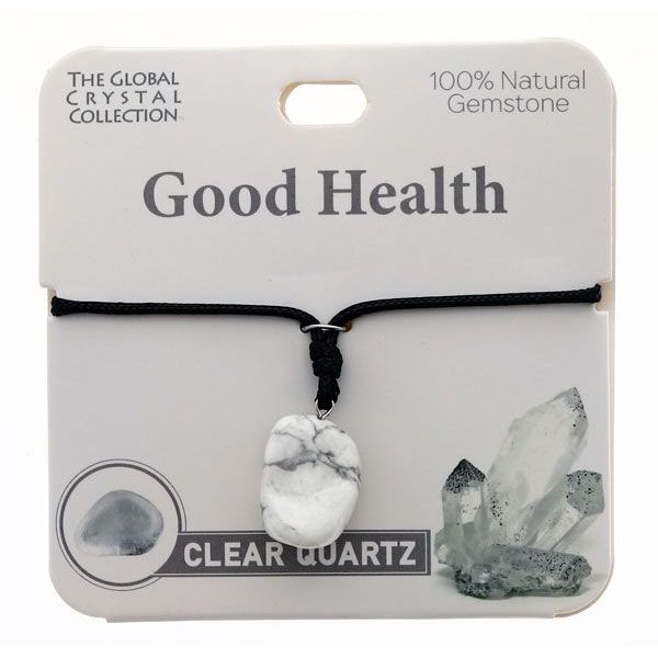 Clear Quartz Good Health Gem Necklace