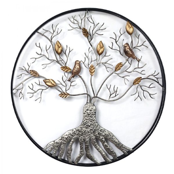 Round Tree Of Life Wall Decor - 64.5cm