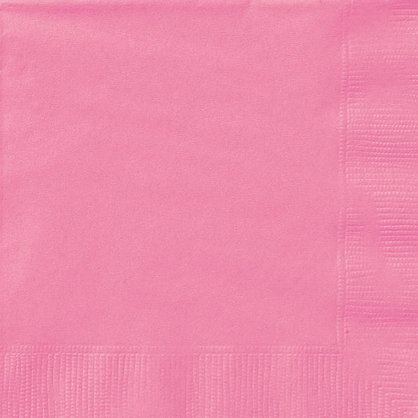 20 Pack Hot Pink Luncheon Paper Napkins