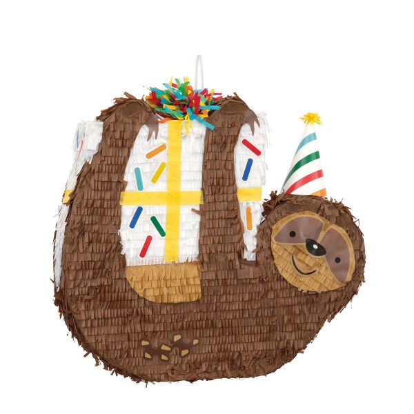 Brown Sloth Pinata - 42cm x 45.7cm